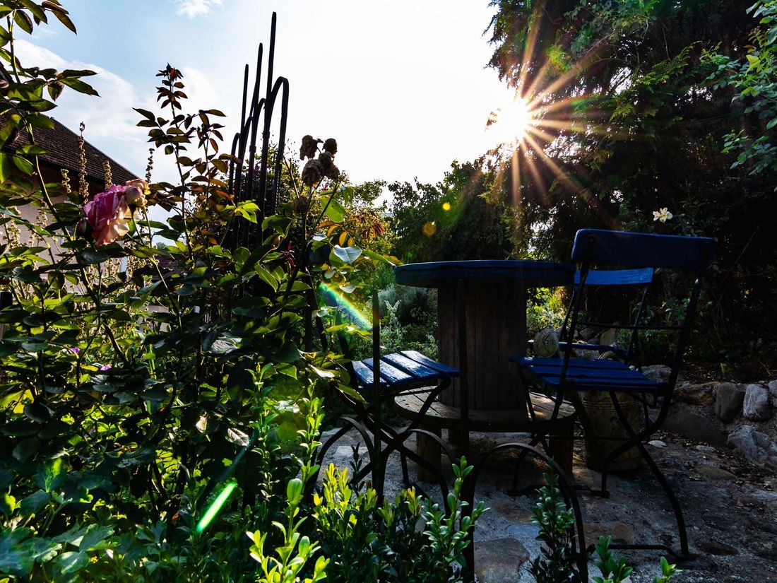 Sitzgelegenheit im Garten