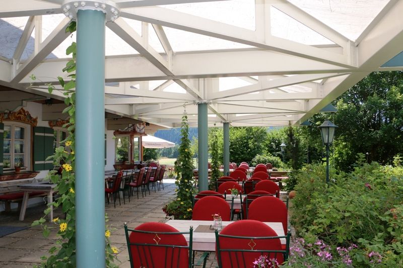 auf unserer gemütlichen Terrasse