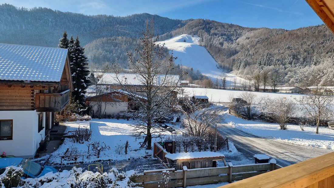 Blick vom Balkon
