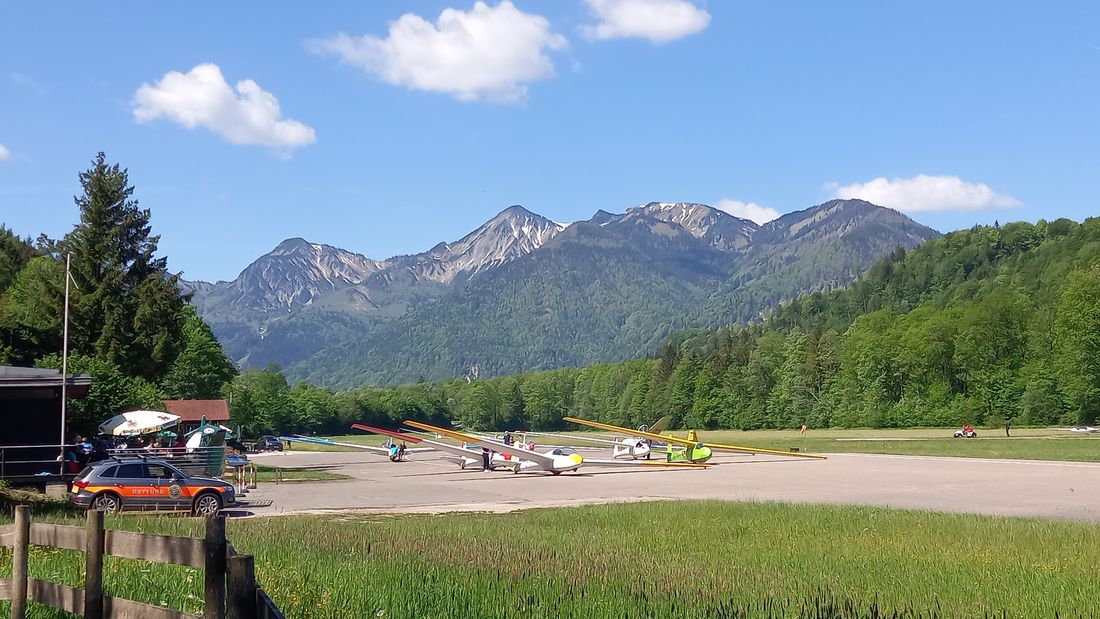 Segelflugschule in Unterwössen, Rundflugmöglichkeit