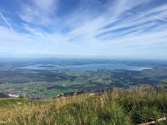 Blick zum Chiemsee