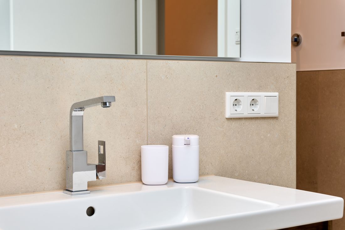 Details des Badezimmers