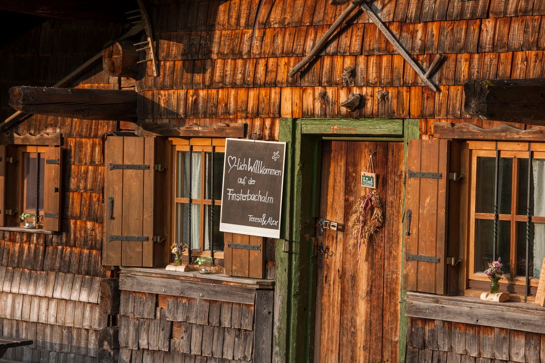 Nahaufnahme Finsterbachalm