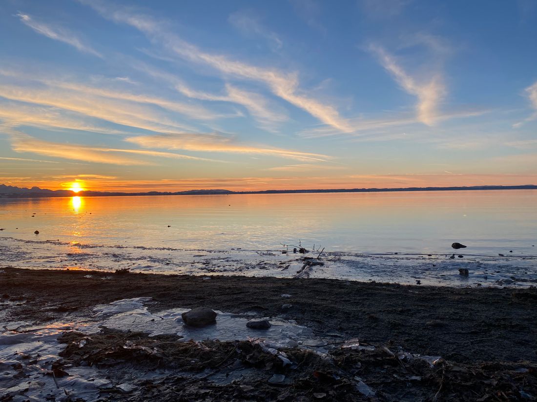 Sonnenuntergang Chiemsee