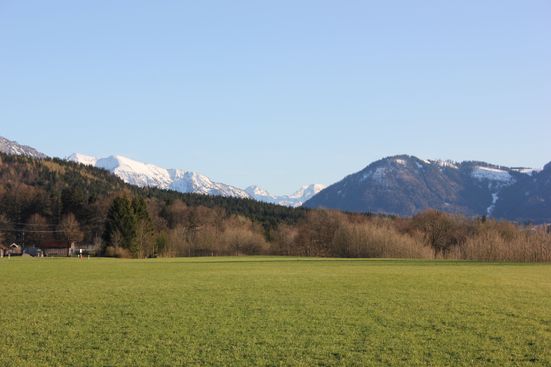 Blick auf die Berge
