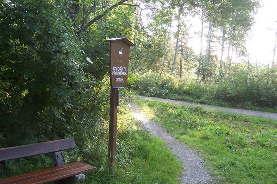 Inzeller Moor, Station 2 nach 18 Minuten die Kalorien von einem Ei abgewandert