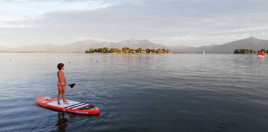SUP vor Fraueninsel