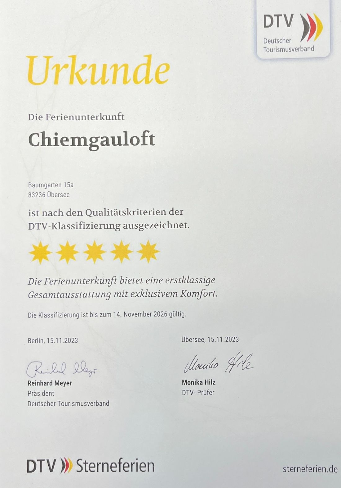 5 Sterne