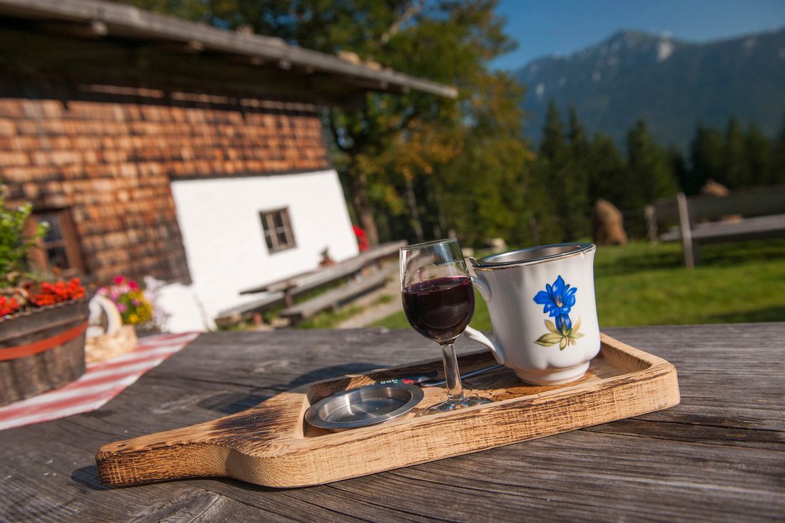 Wein an der Bäckeralm