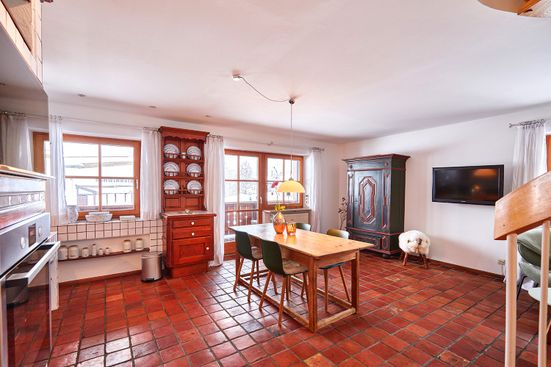 Essbereich und Küche