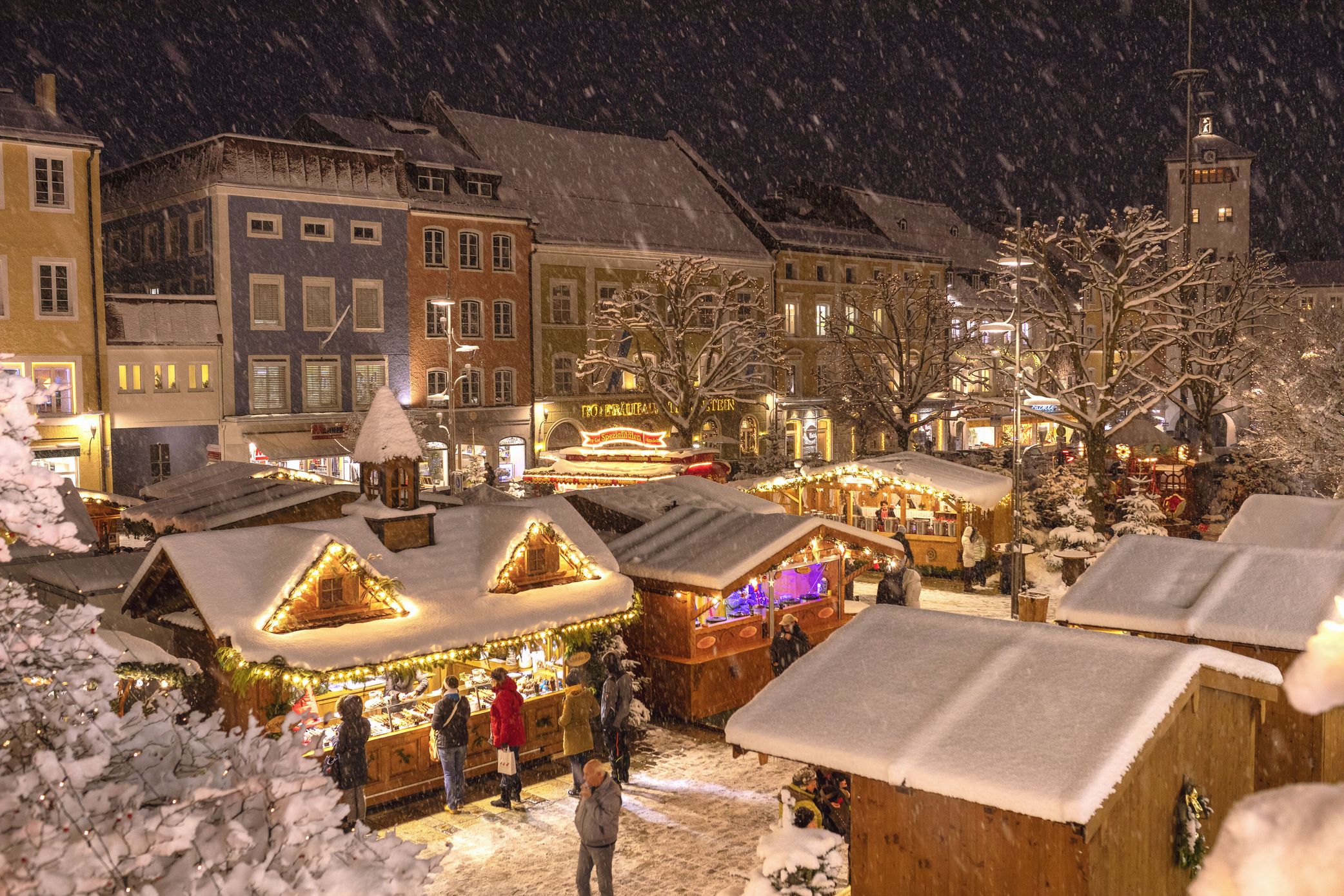 Christmas market in Traunstein