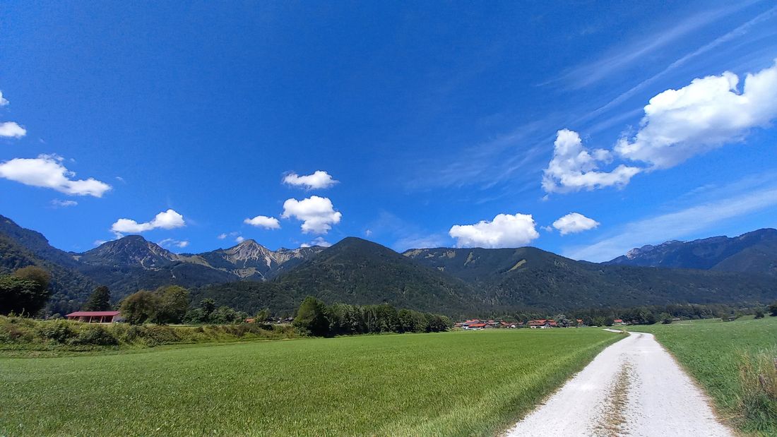 Achentalradweg, Bereich Schleching