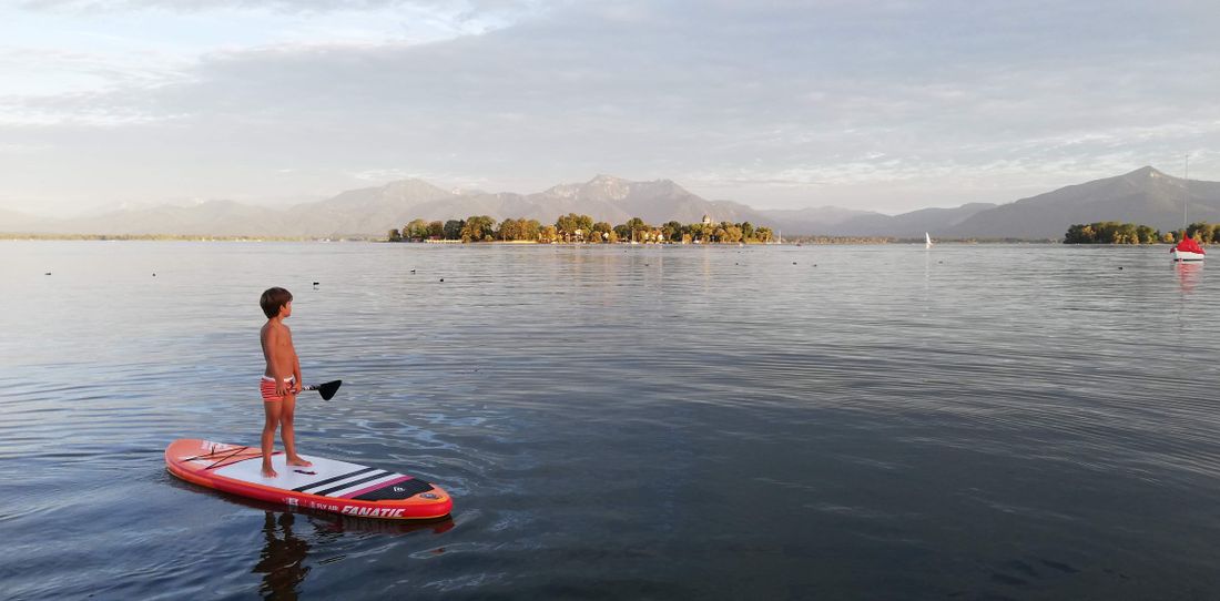 SUP vor Fraueninsel