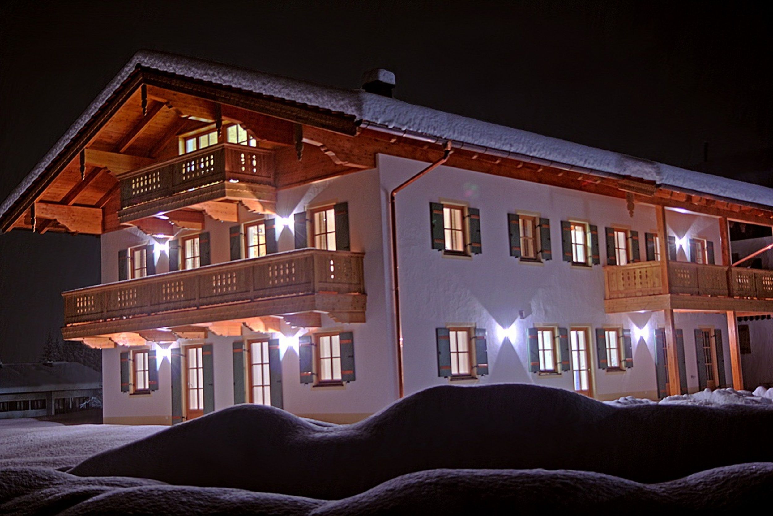 Haus Weber am Gasteig im Winter