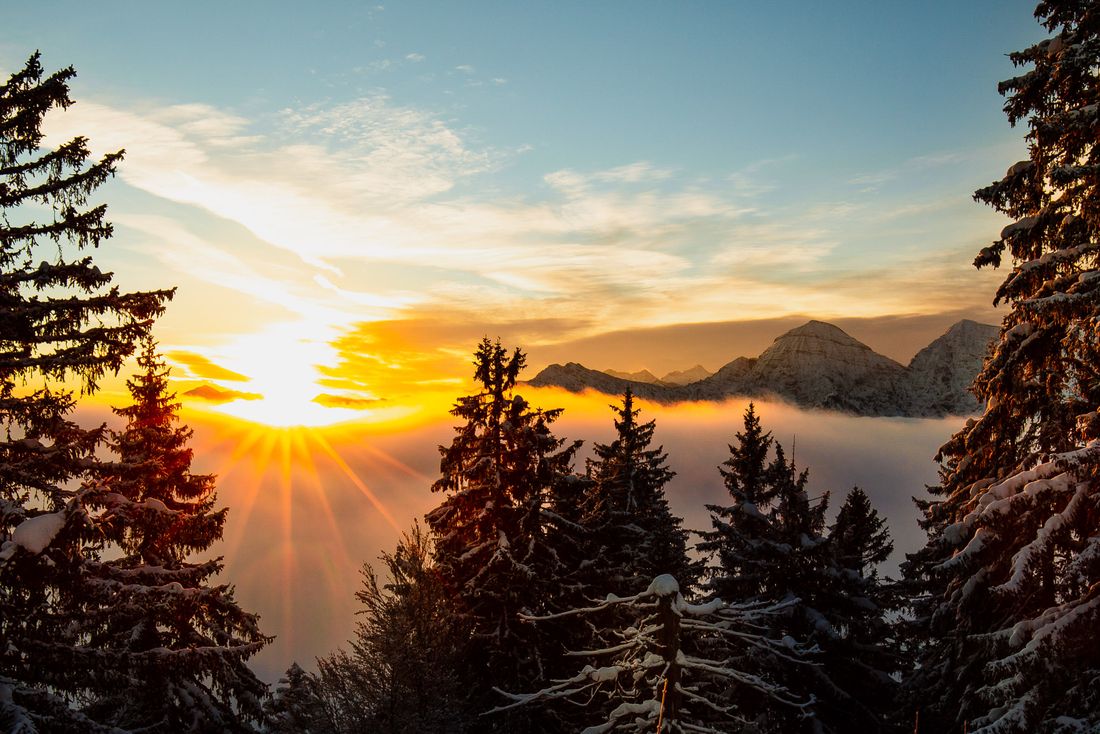 Sonnenaufgang vom Unternberg