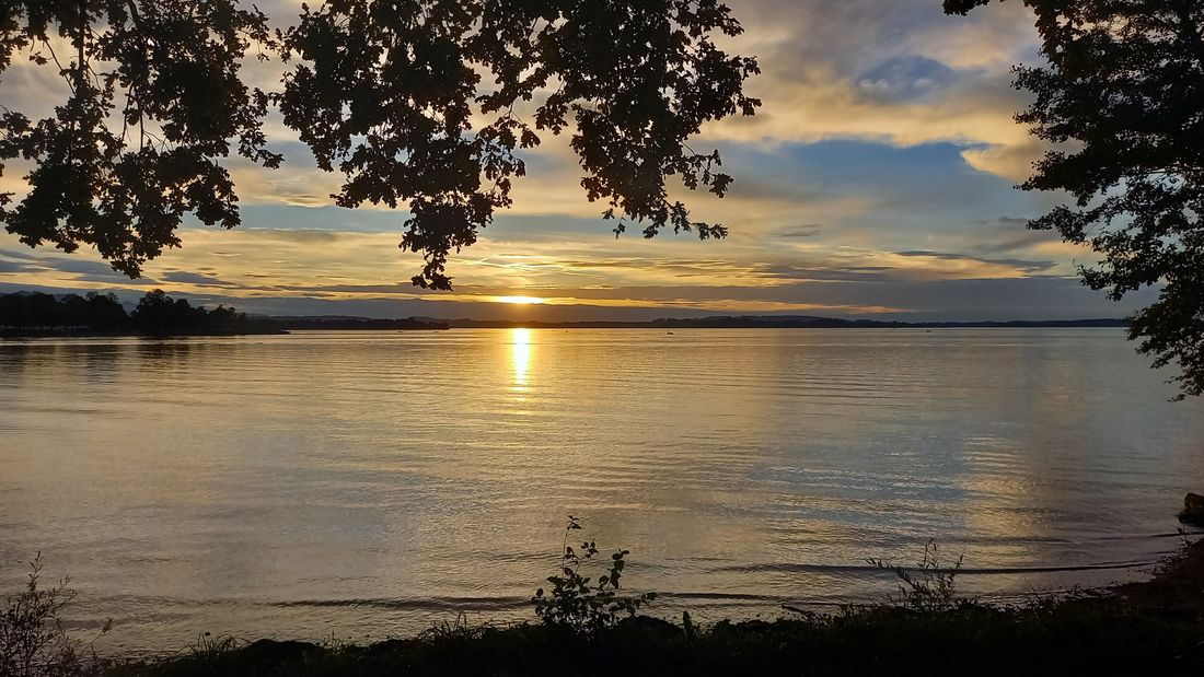 Sonnenuntergang am Chiemsee
