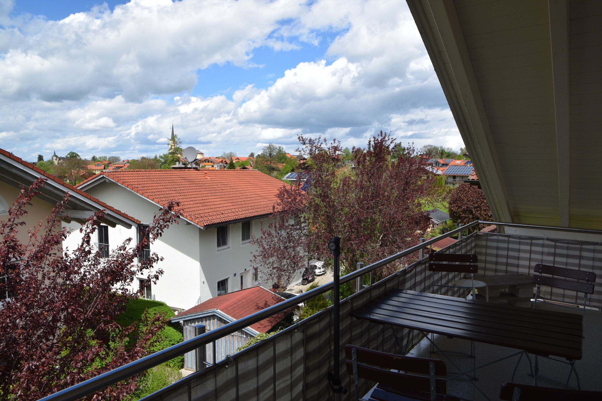 Blick vom Balkon