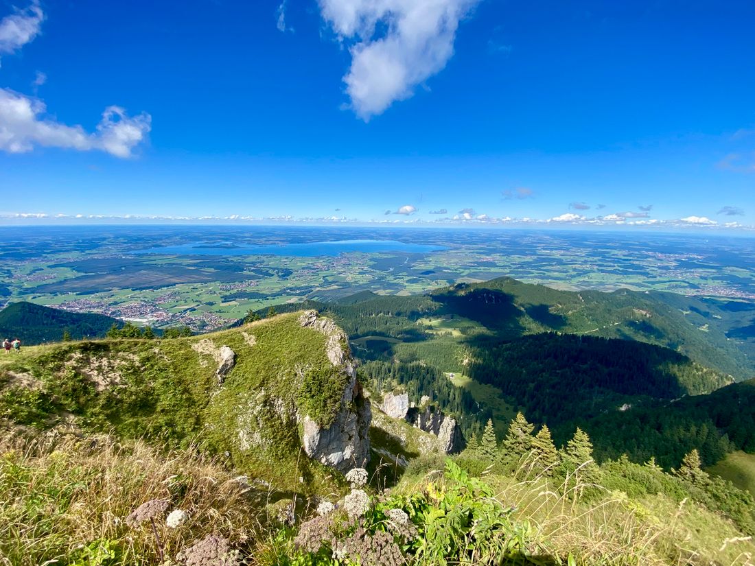 Hochgern Gipfel aussicht