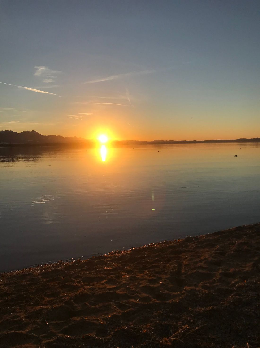 Sonnenuntergang am Chiemsee