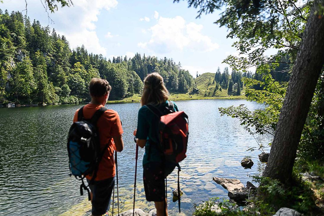Taubensee Wanderung im Sommer