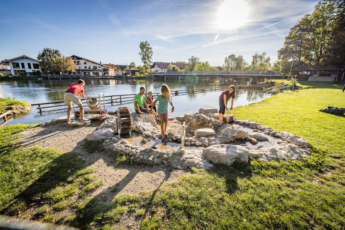 Wasserspielplatz Alzbad Truchtlaching