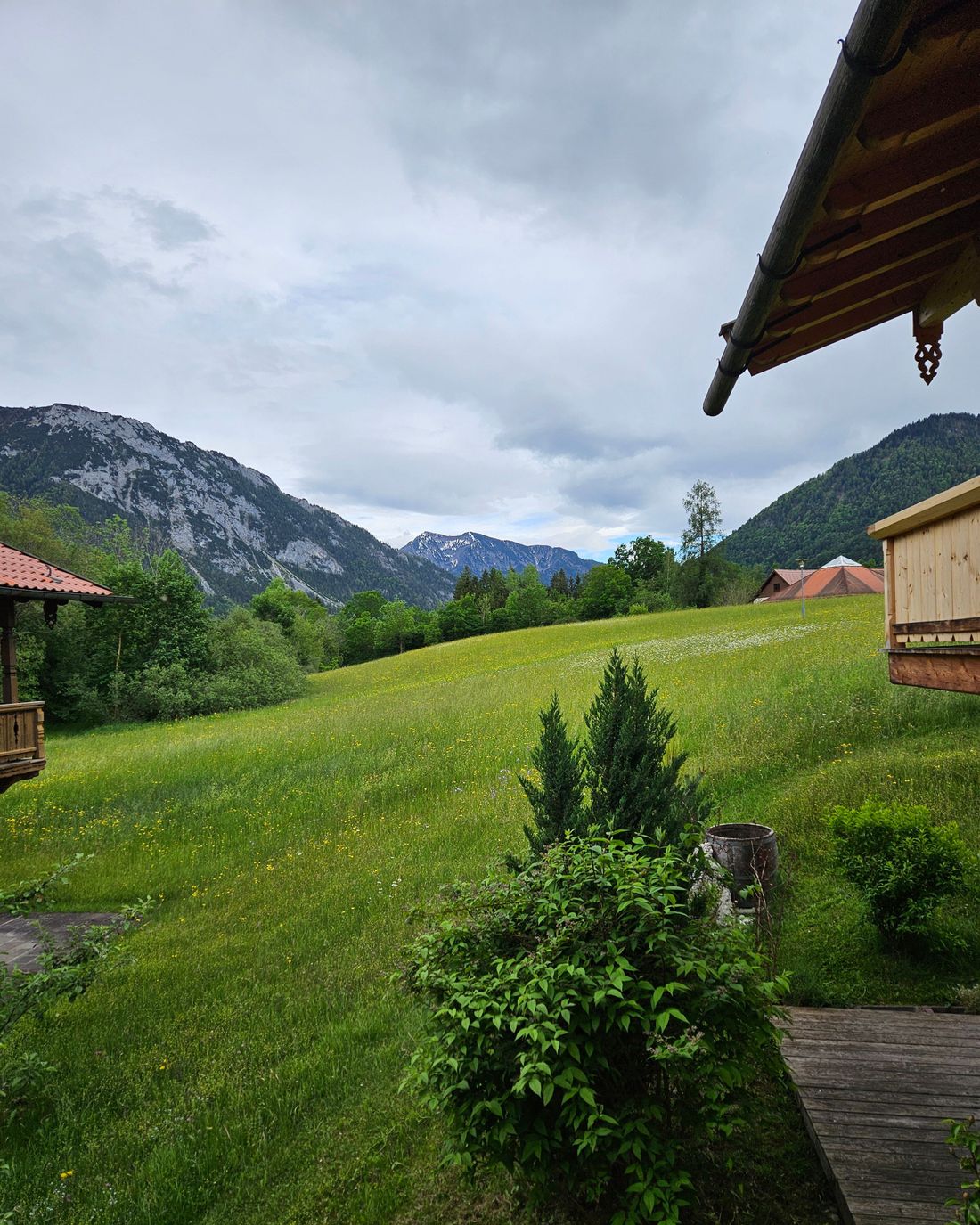 Blick vom Balkon
