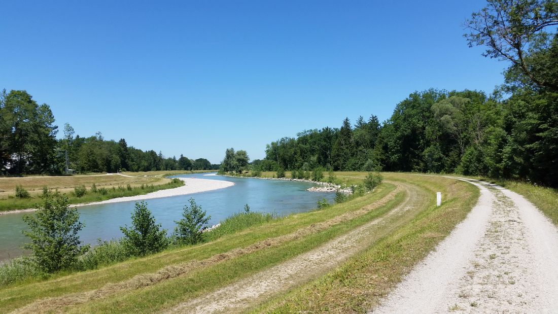 Achendamm Radlweg