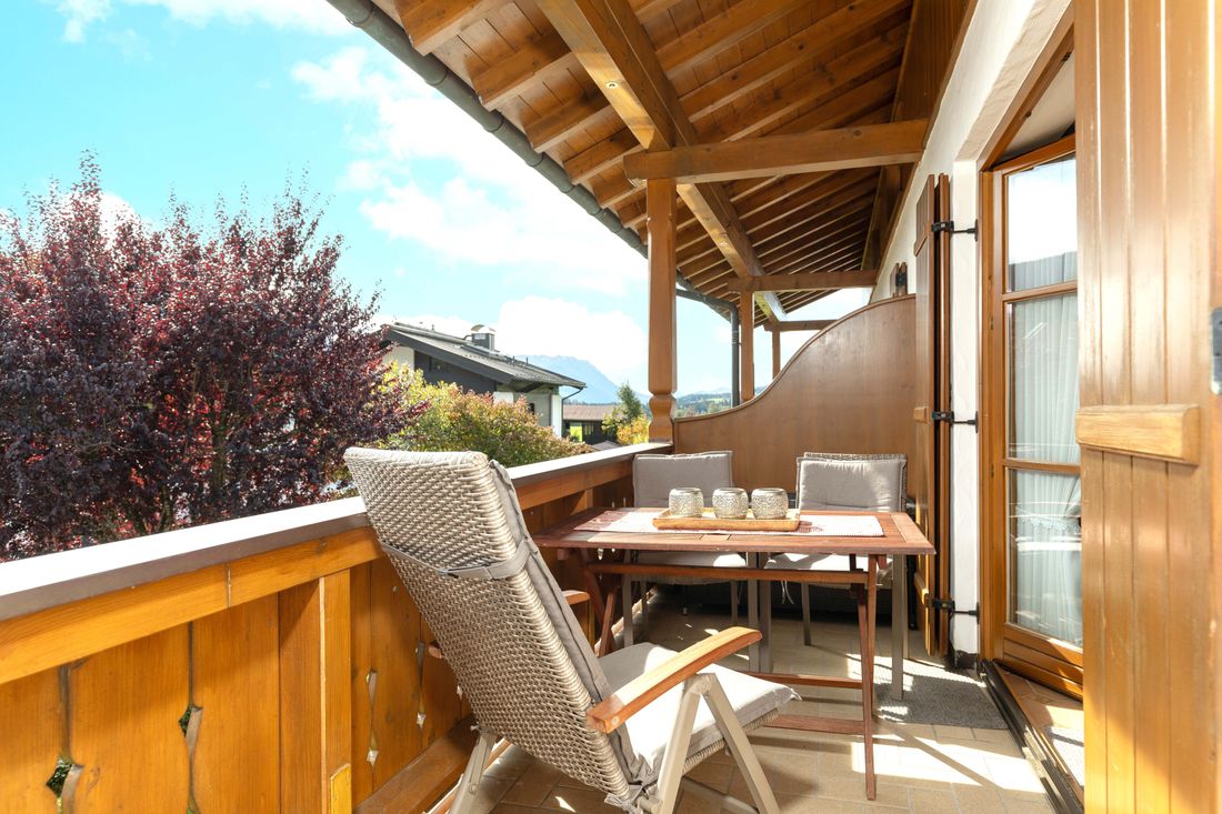 Möblierter Balkon: Für entspannende Momente