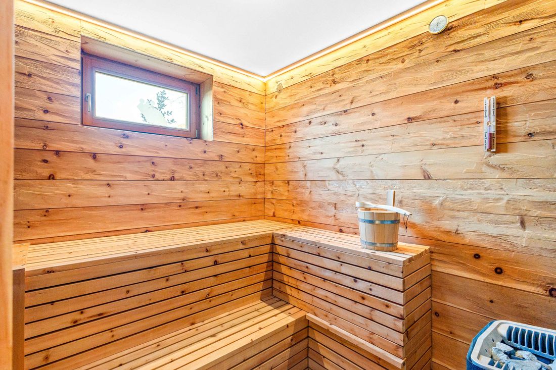 Wunderschöne Sauna Soho Mountain Chalet & Spa
