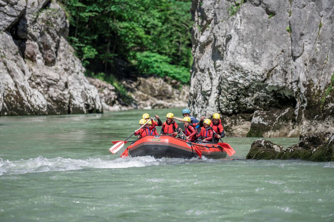 Familien Rafting mit dem ACK auf der Tiroler Ache