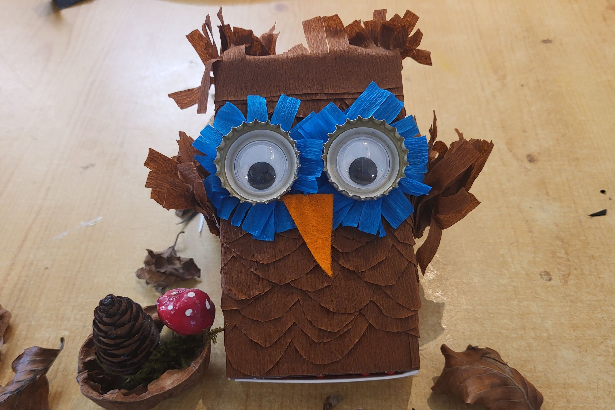 Eule Herbstbasteln 3 2
