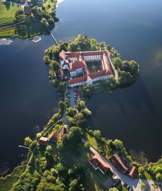 Kloster Seeon Luftaufnahme
