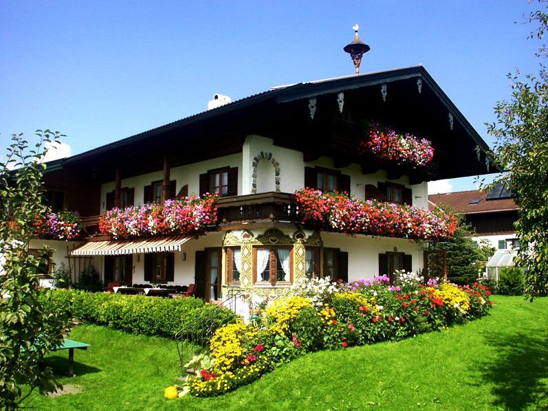 house view in summer