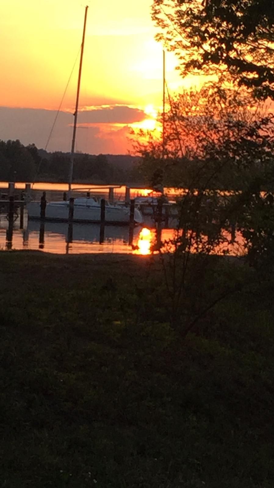 Sonnenuntergang am Chiemsee