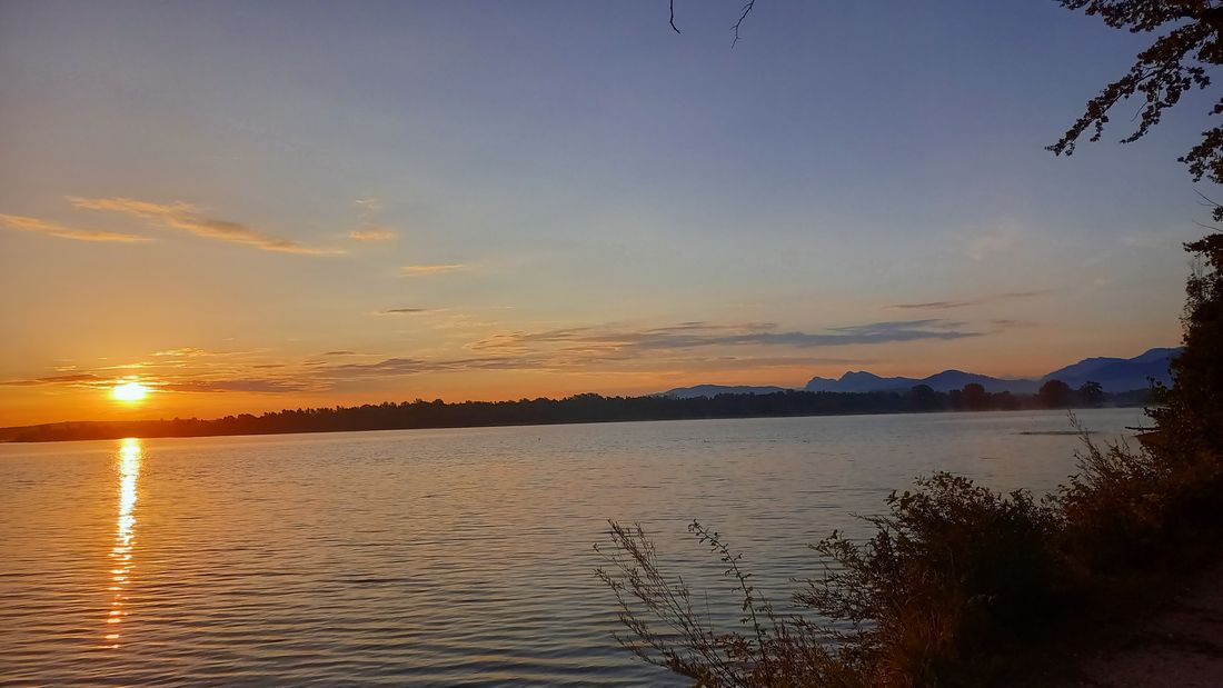 Sonnenaufgang am Chiemsee