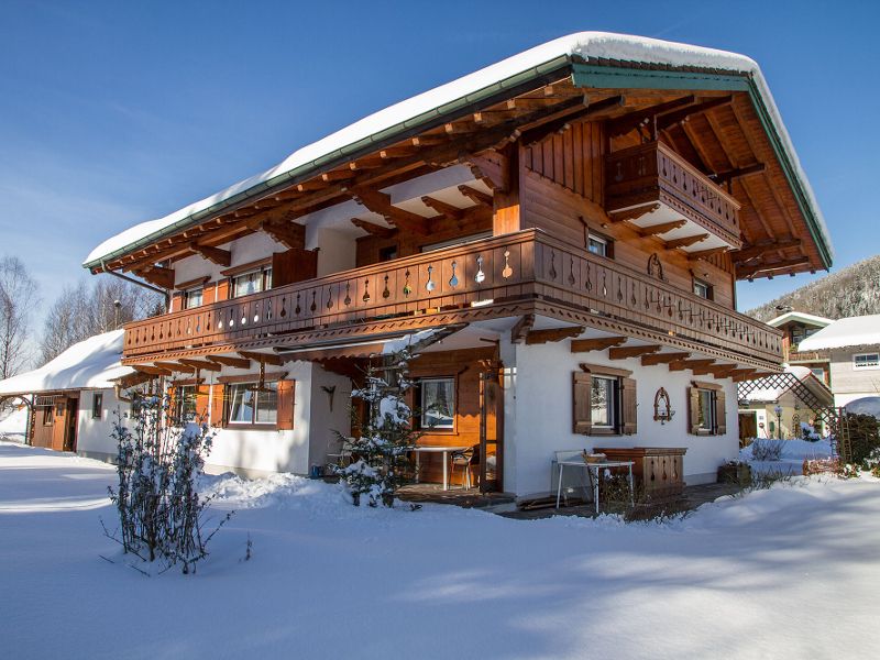 house view in winter