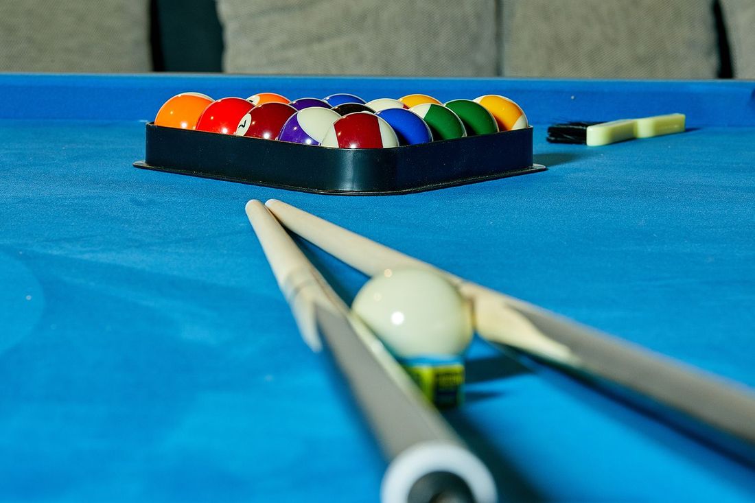 Billard im Outdoor Wohnzimmer