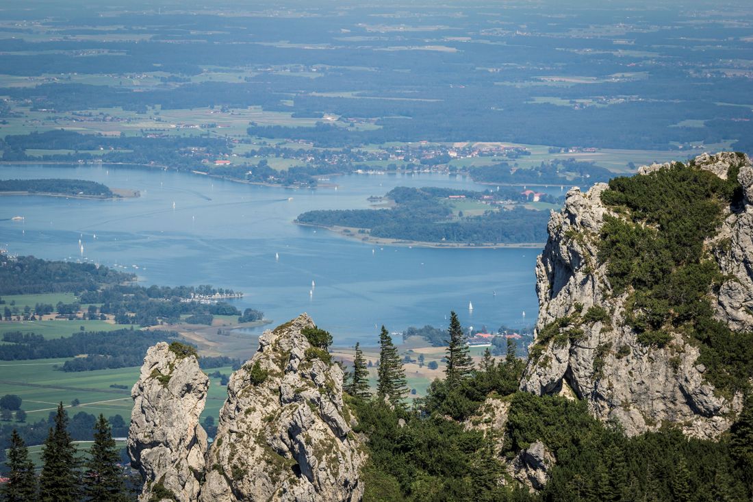 Blick auf den Chiemsee