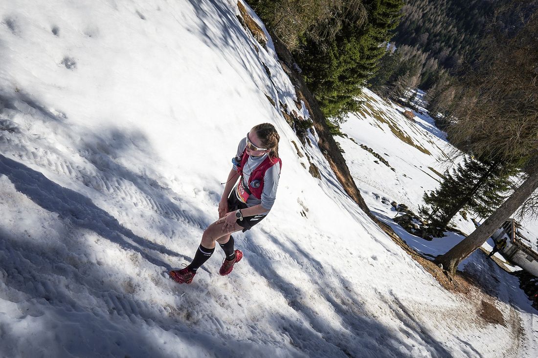 Teilnehmerin Wintertrail