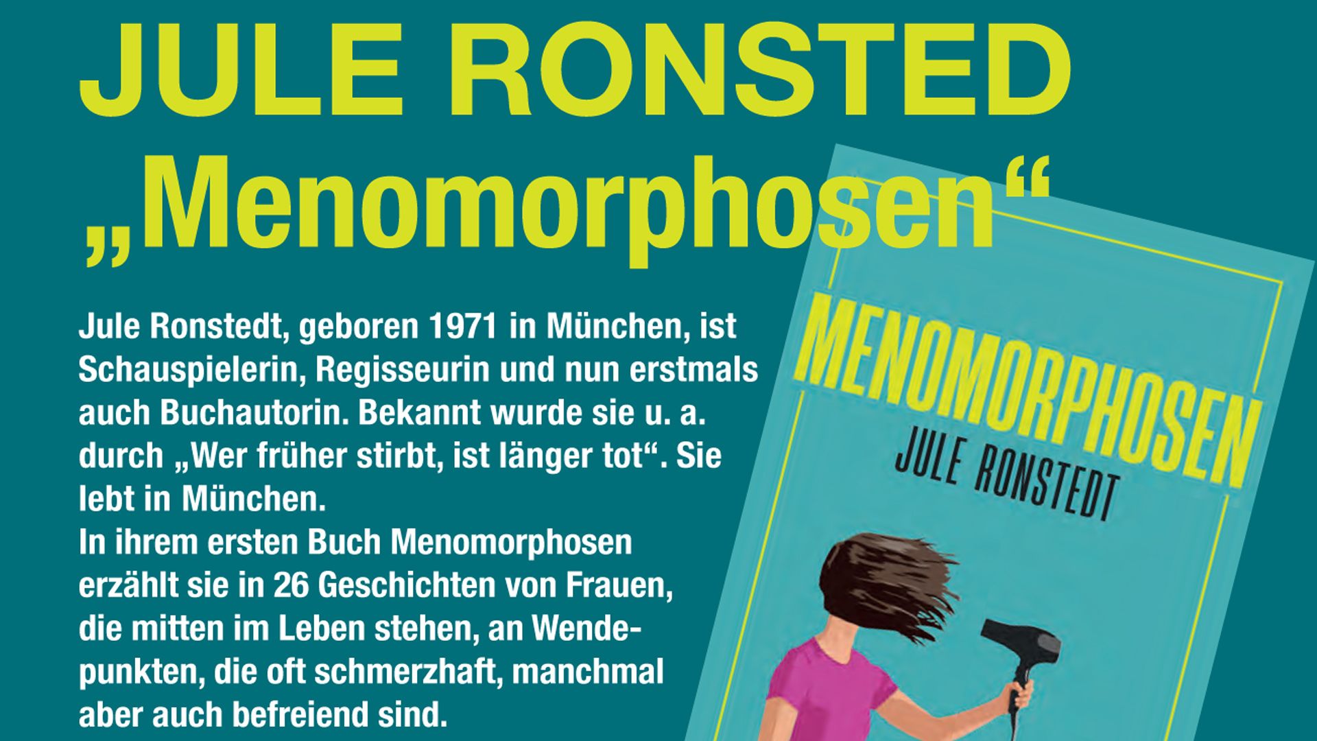 Lesung im Café Goldmarei