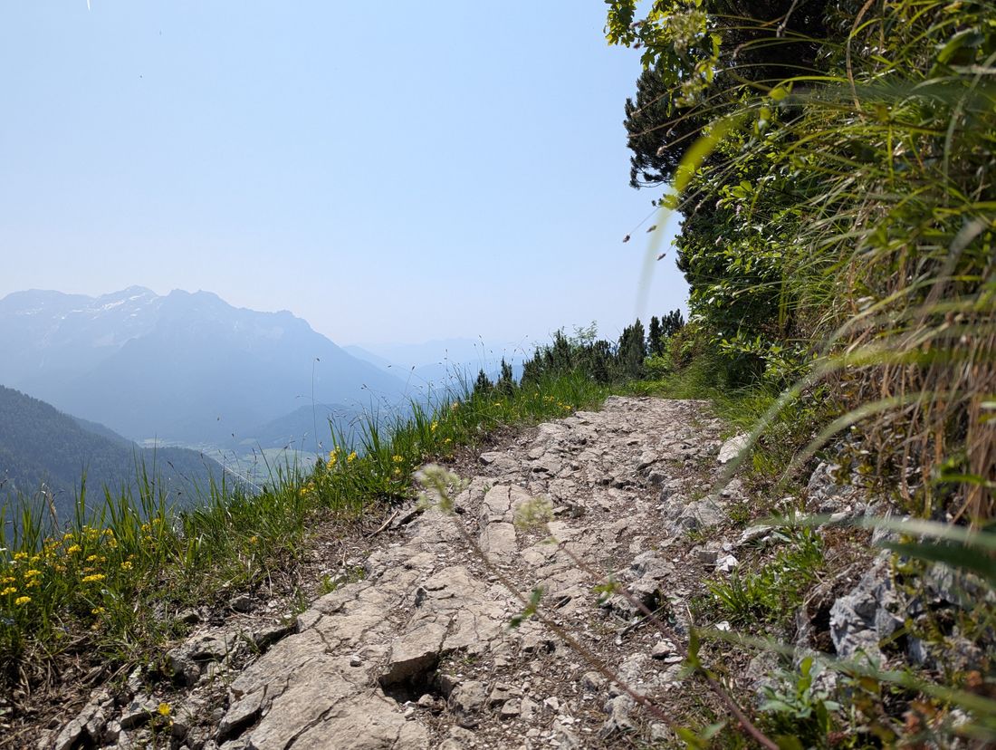Steig Gletscherblick