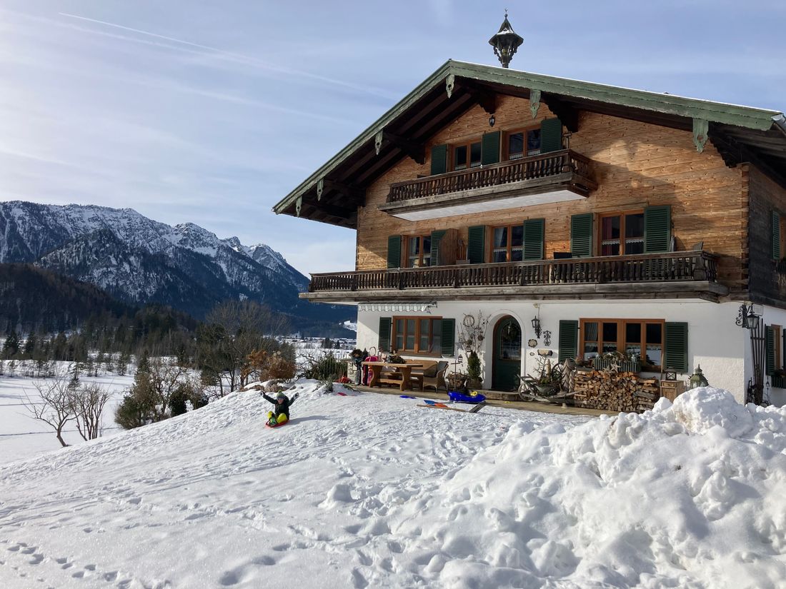 Hof im Winter