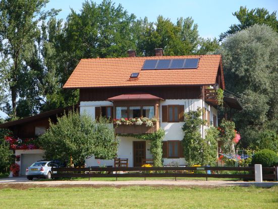 Hausansicht Südseite Ferienwohnung