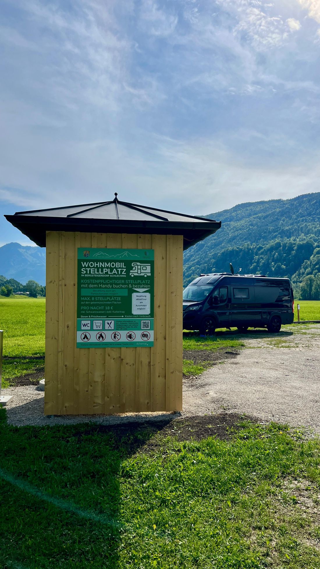 Wohnmobilstellplatz Schleching Info