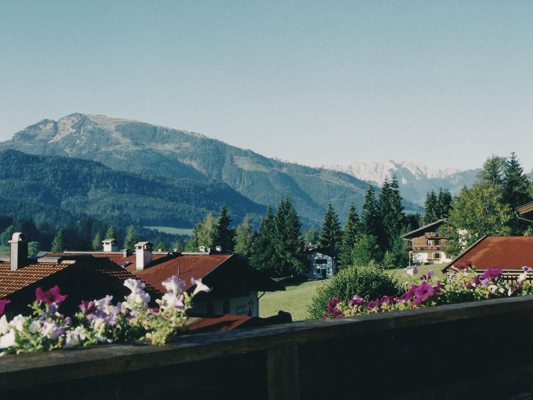 Bergblick vom Balkon