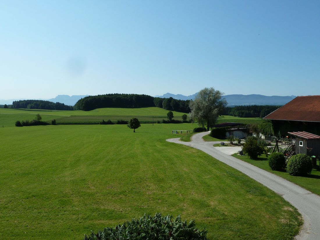 Aussicht auf die Berchtesgadener und Chiemgauer Berge