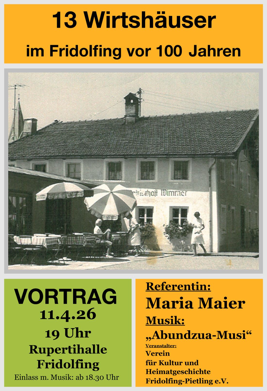Vortrag Wirtshäuser