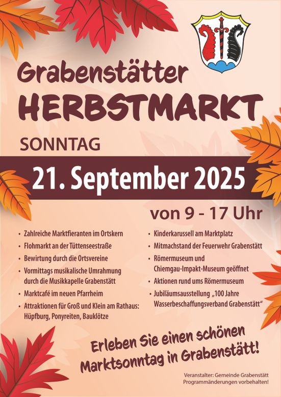 Plakat Grabenstätter Herbstmarkt 21.09.2025_A4_2