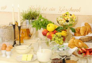 Hotel Inspiration Frühstück mit regionalen Produkten