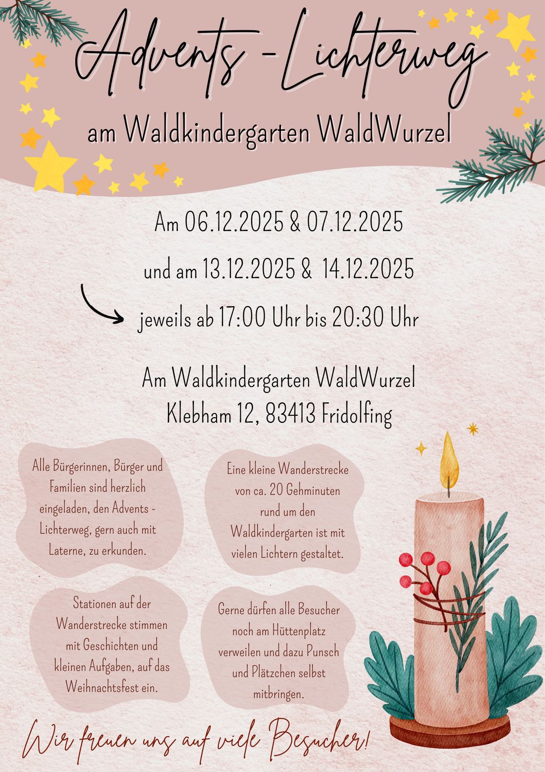 Lichterweg WaldWurzel 2025